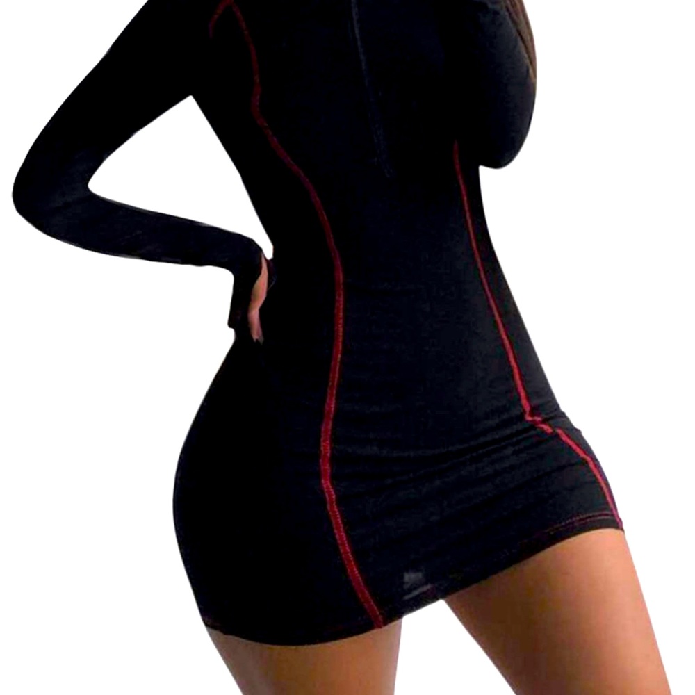 Bodycon Zipper Dress